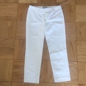 Gap white Slim fit Crop Pant in Stretch